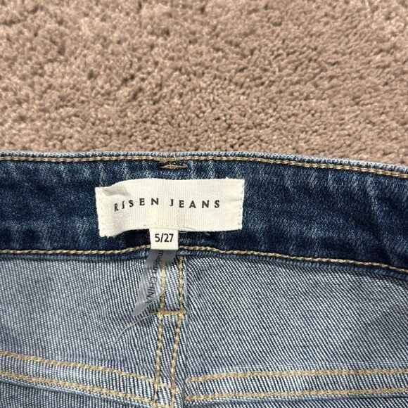 Tummy Control Risen denim! With stretch! Can be uncuffed! High rise size 5 - Picture 4 of 14